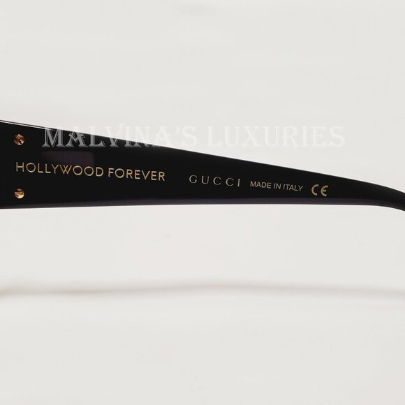 GUCCI SUNGLASSES GG0781S HOLLYWOOD FOREVER CRYSTAL CAT EYE ACETATE $1,200 main image 6